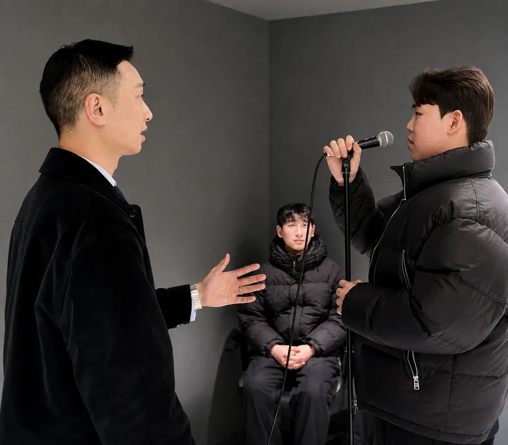 1:1 개인 보컬 레슨 수업 모습