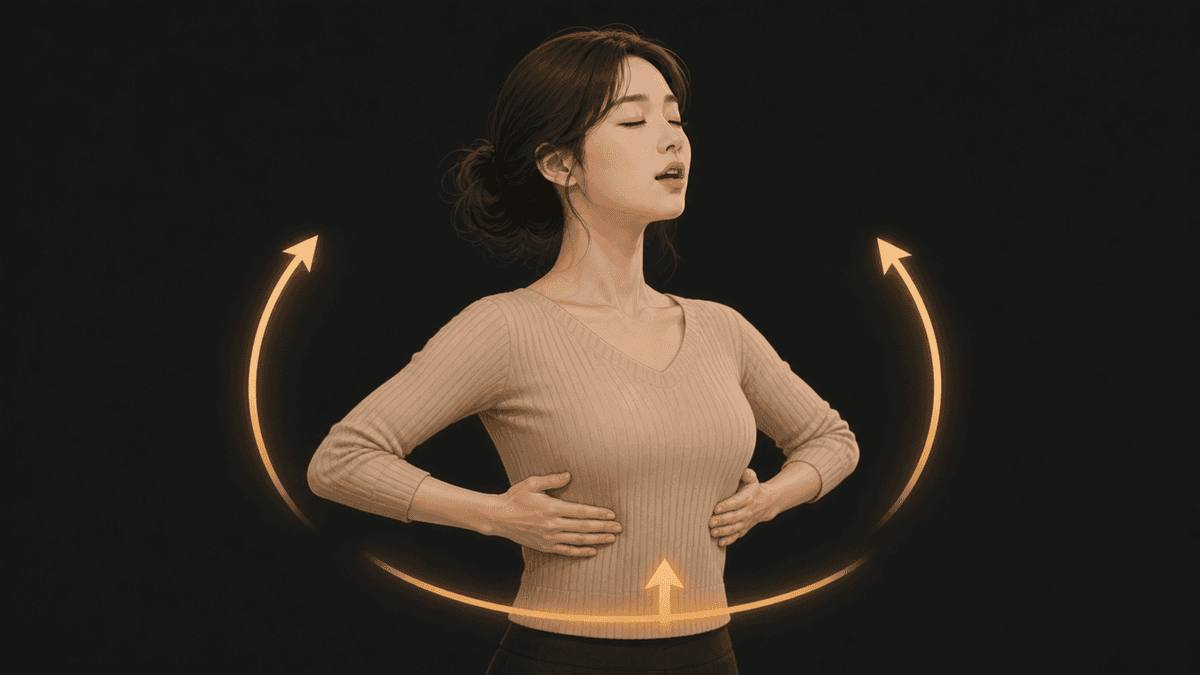 앞면과 옆면에서 갈비뼈와 복장뼈, 등뼈가 이루는 흉곽을 표시한 그림