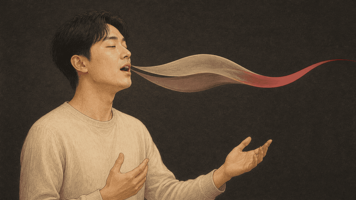 가볍고 섞인 울림으로 반가성을 내는 가수